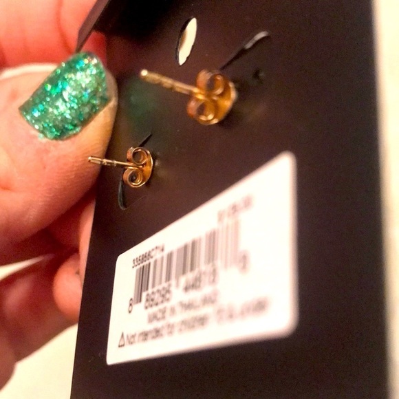 Brand New Coach Gold Tone Bow Dangly Earrings - Picture 7 of 8